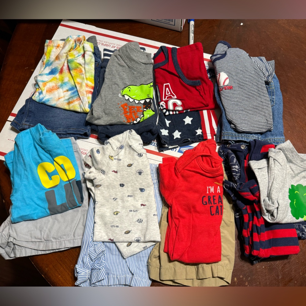 12m baby boy summer lot